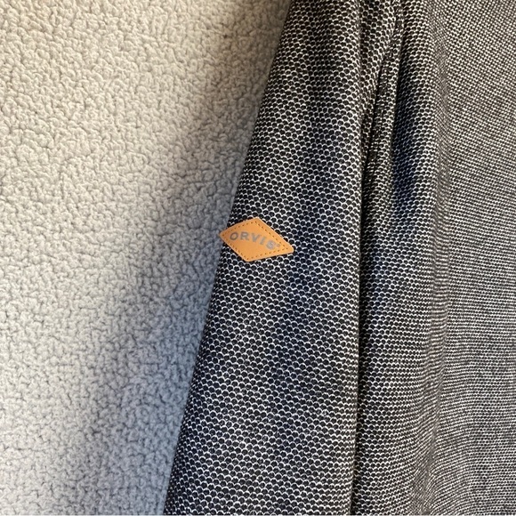 Orvis Men’s Sherpa Lined Quarter Zip Pullover Sweater Sz M - Picture 8 of 12